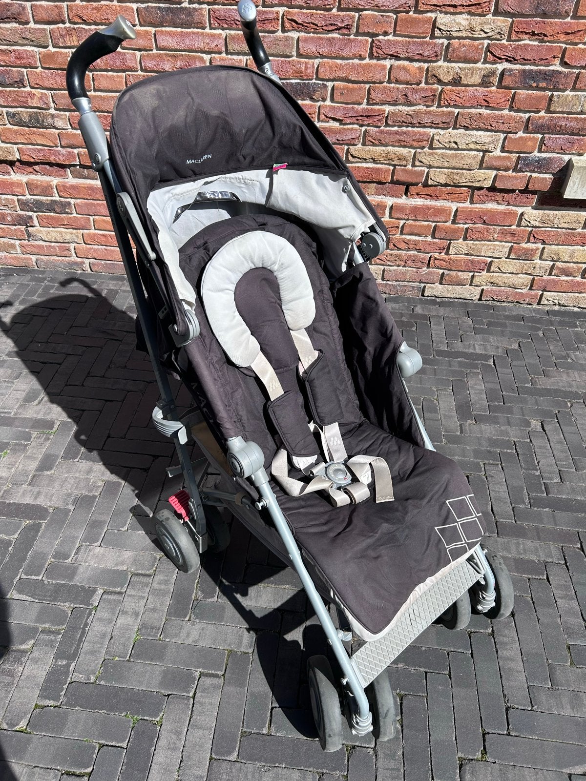 Maclaren techno xt buggy met accessoires, Ophalen of Verzenden, Gebruikt, Maclaren, Verstelbare rugleuning
