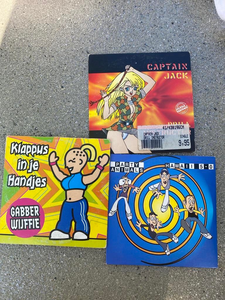 Dance CD Single Collectie: Captain Jack, Gabber Wijffie, Par, Ophalen of Verzenden, Gebruikt, Dance Populair