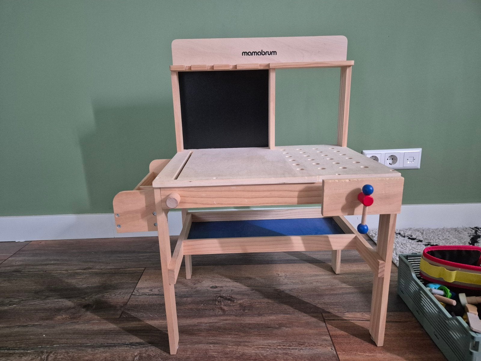 Werktafel/ Gereedschapstafel kind, Kinderen en Baby's, Speelgoed | Educatief en Creatief, Ophalen, Gebruikt, Bouwen