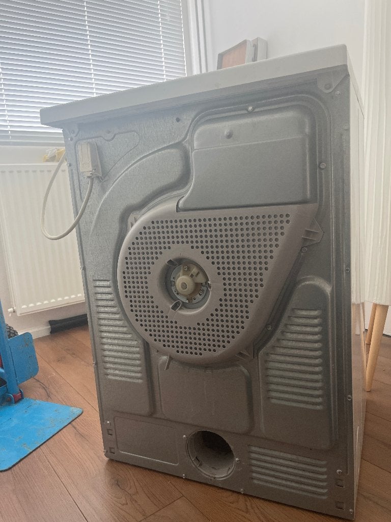 Warmtepomp droger, Ophalen, 6 tot 8 kg, Gebruikt, Luchtafvoer