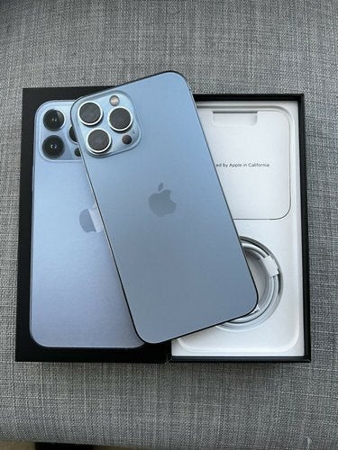 Apple iPhone 13 PRO MAX 128 GB Sierra blauw nieuwstaat, ., Overige typen, Ophalen of Verzenden, Zo goed als nieuw