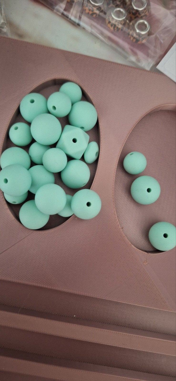 Mintgroene kralen voor sieraden maken, Hobby en Vrije tijd, Kralen en Sieraden maken, Ophalen of Verzenden, Nieuw, Kraal
