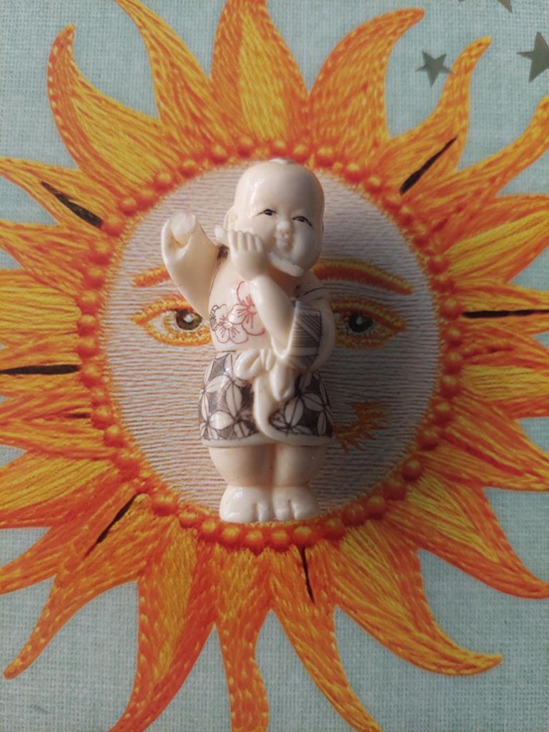 Japans netsuke of okimono, Antiek en Kunst, Ophalen of Verzenden