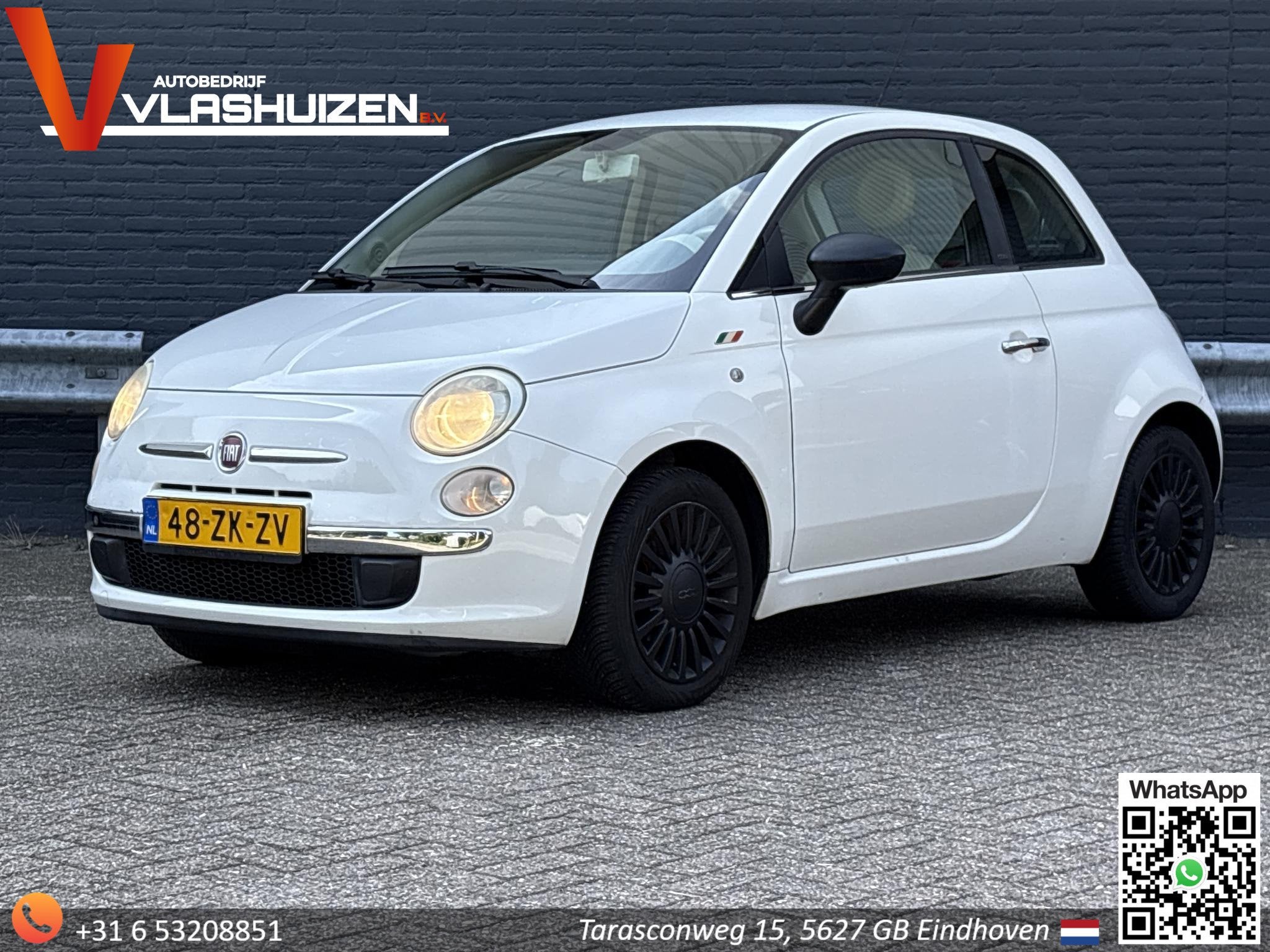 Fiat 500 1.2 Pop | Navi | APK 02-2027 |, Auto's, Voorwielaandrijving, Euro 5, Stof, Gebruikt