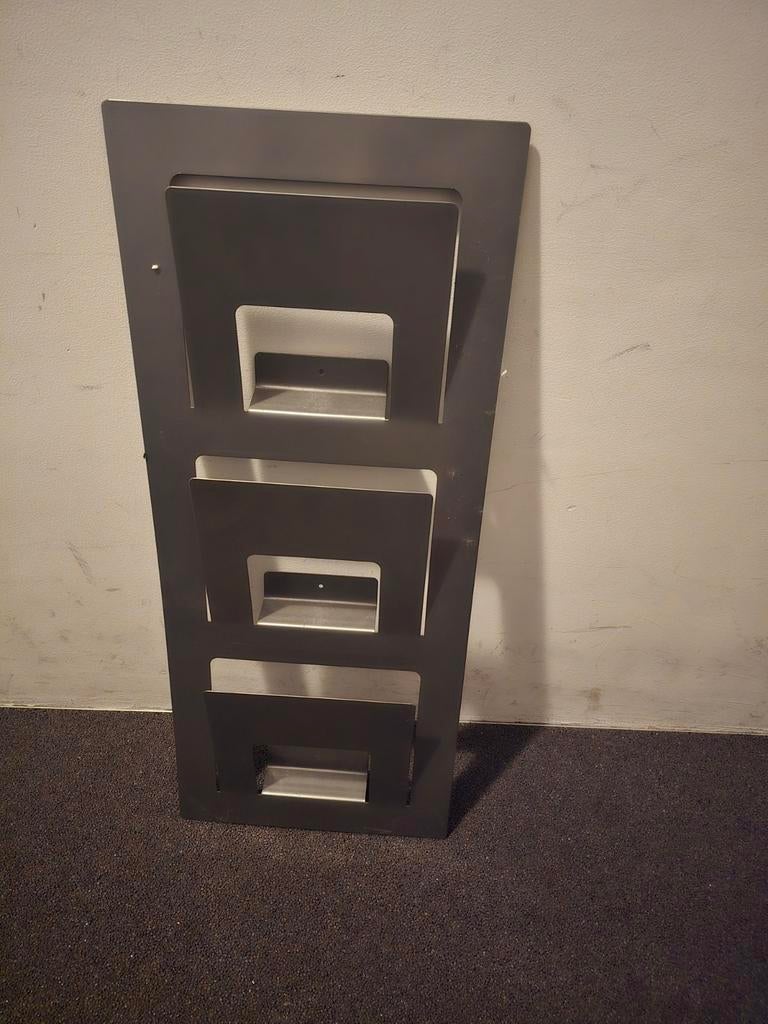 Tijdschrifthouder / Folderrek - metaal, Huis en Inrichting, Ophalen, Gebruikt
