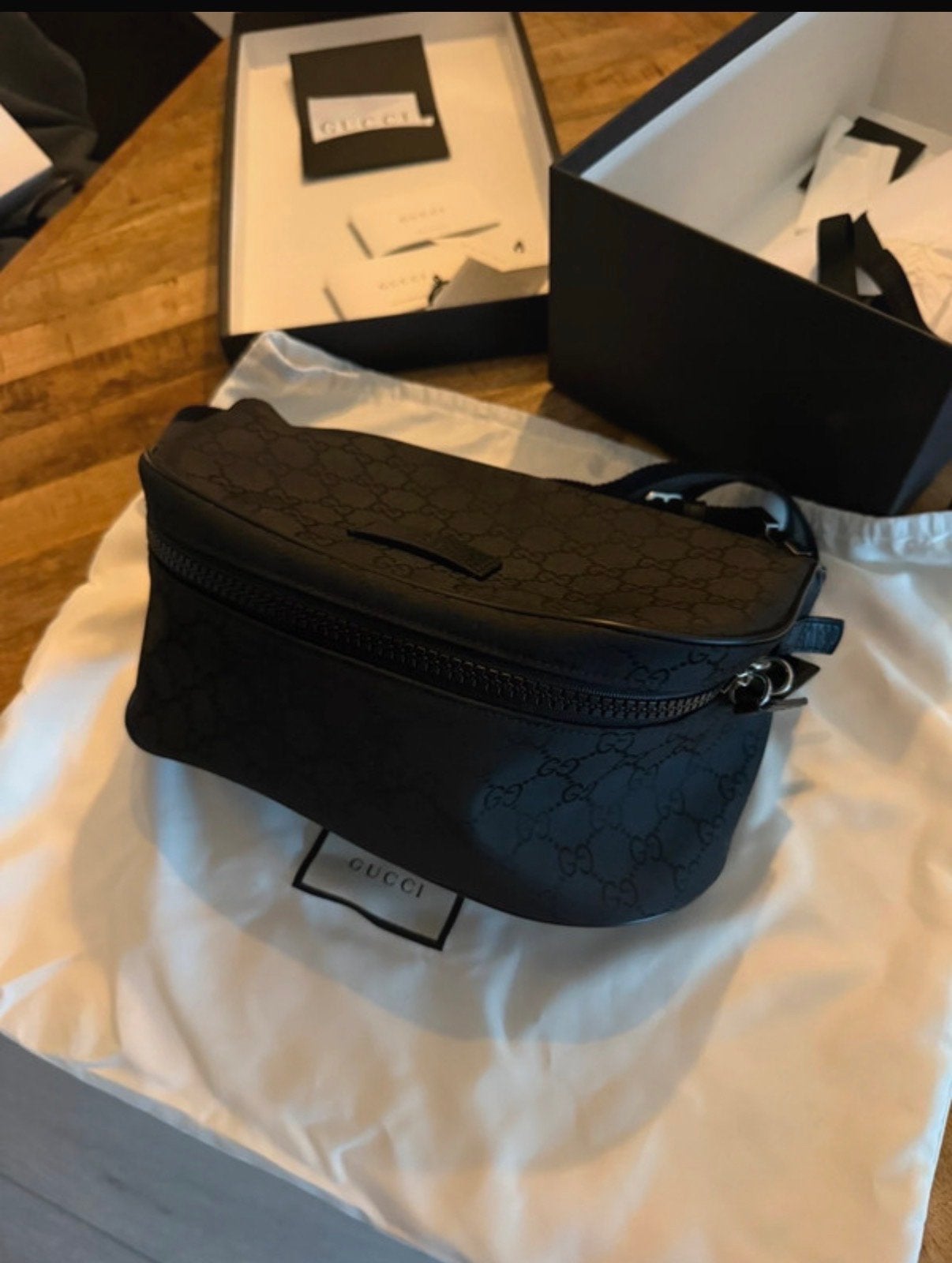 Gucci tas, Ophalen of Verzenden, Zo goed als nieuw, Zwart, Overige typen
