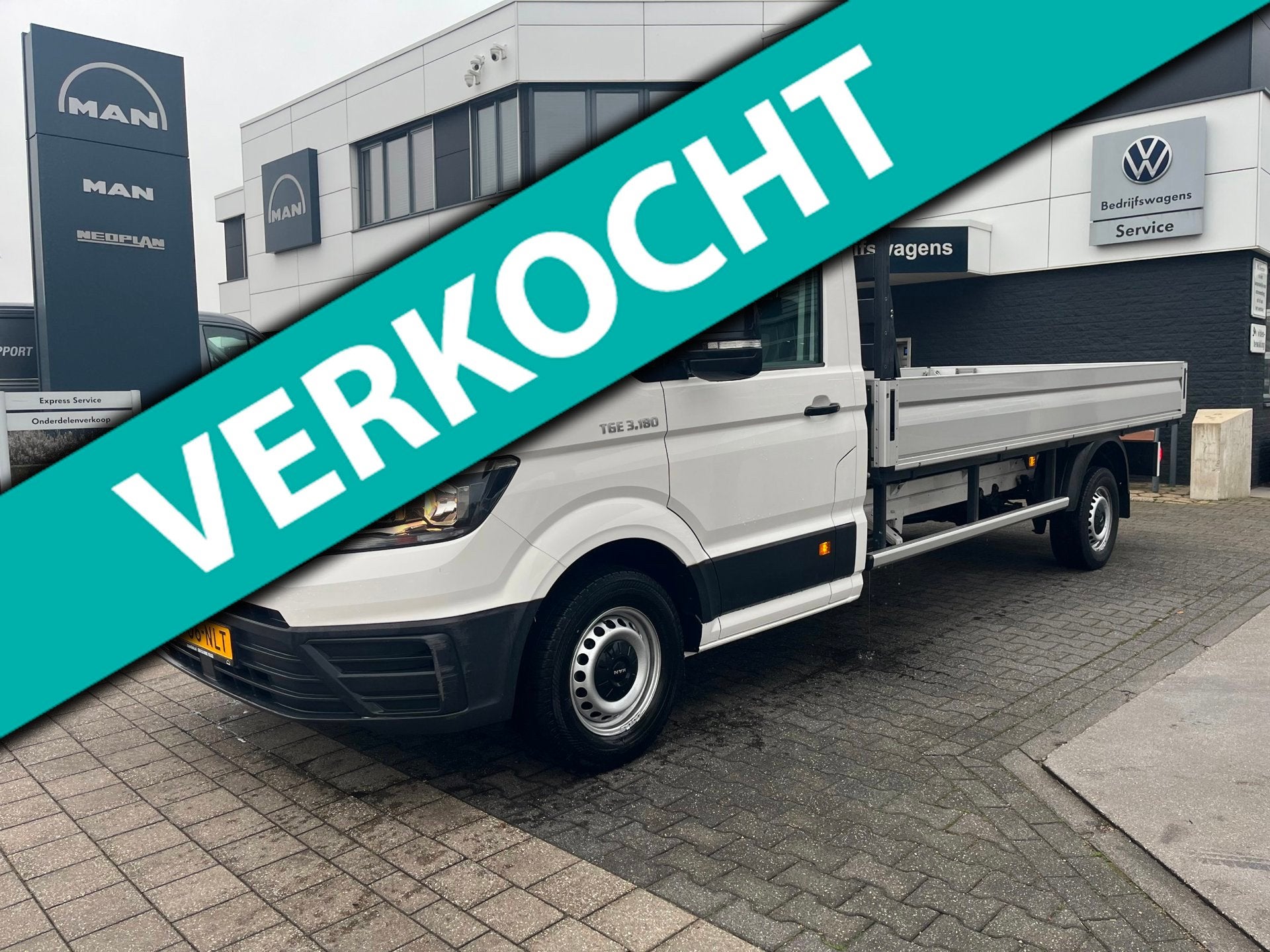 MAN TGE 180Pk L4 Pick-up 3500kg, Achterwielaandrijving, Gebruikt, 4 cilinders, MAN