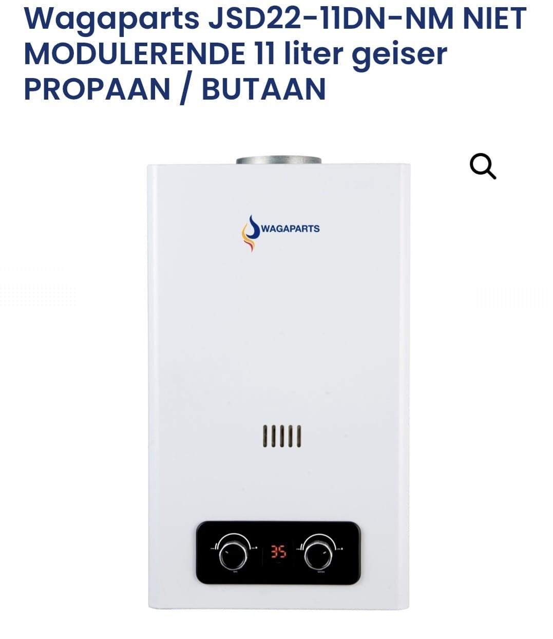 Compacte Modulerende Geiser 11L/min Propaan/Butaan, Ophalen of Verzenden