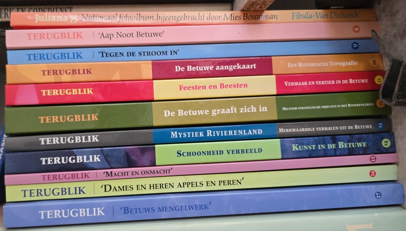 Terugblik boekenreeks - Historische uitgaven Betuwe, Ophalen, Zo goed als nieuw, Diverse auteurs, Nederland