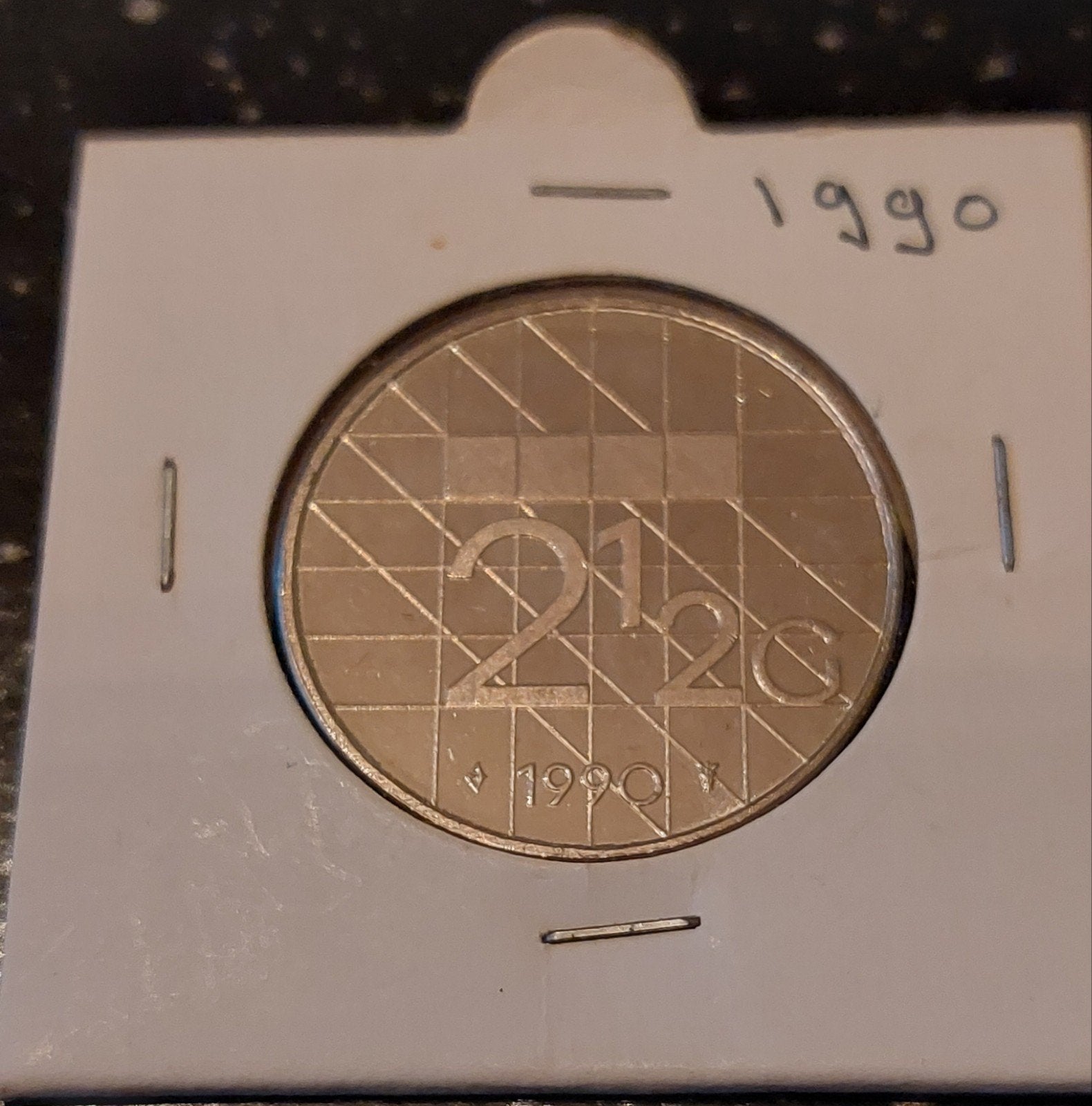 2½ Gulden 1990 Koningin Beatrix, Postzegels en Munten, Munten | Nederland, Ophalen of Verzenden, Koningin Beatrix, 2½ gulden, Losse munt