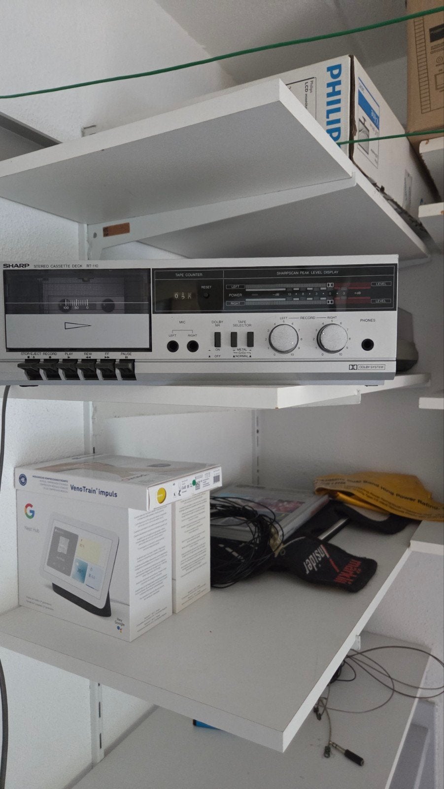 Sharp RT-110 Stereo Cassettedeck - Vintage Audio, Audio, Tv en Foto, Ophalen, Enkel, Overige merken, Tape counter