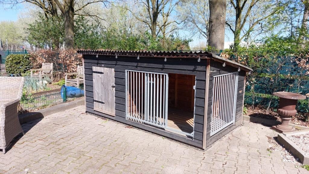 Hondenhok, Dieren en Toebehoren, Hondenhokken, Ophalen, Zo goed als nieuw, 110 cm of meer, 100 cm of meer