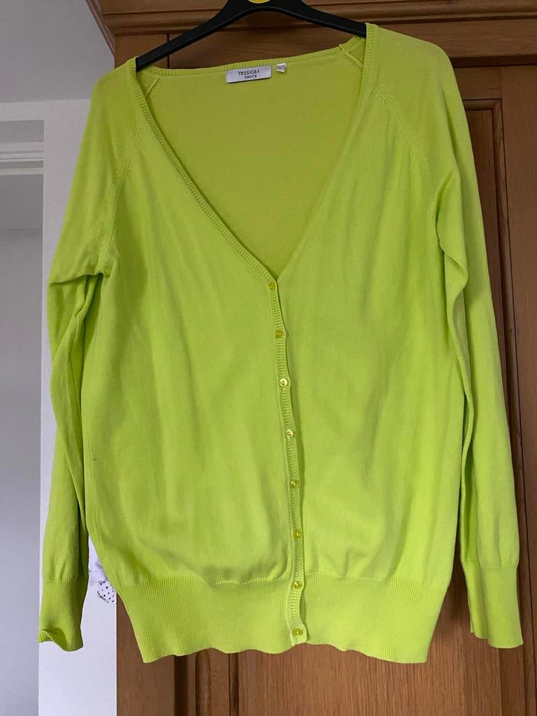 Appelgroen vestje CANDA maat 42, Kleding | Dames, Ophalen of Verzenden, Gedragen, Maat 42/44 (L), Groen