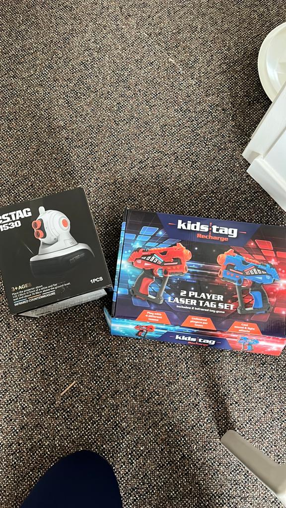 Kidstag laserguns en projector, Kinderen en Baby's, Speelgoed | Overig, Jongen of Meisje, Ophalen