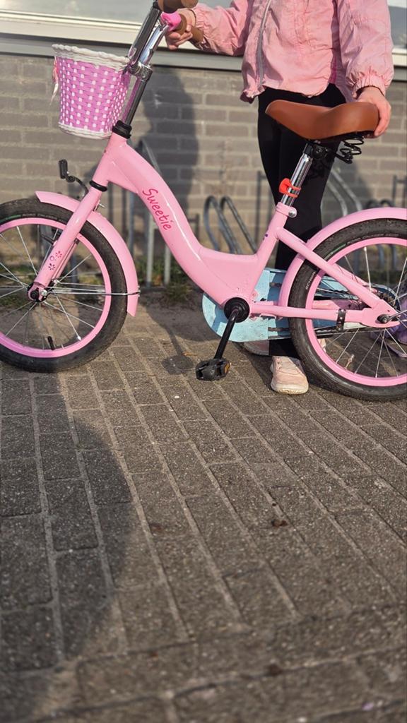 16" Spirit Meisjesfiets, Ophalen, Terugtraprem, Spirit, 16 tot 20 inch