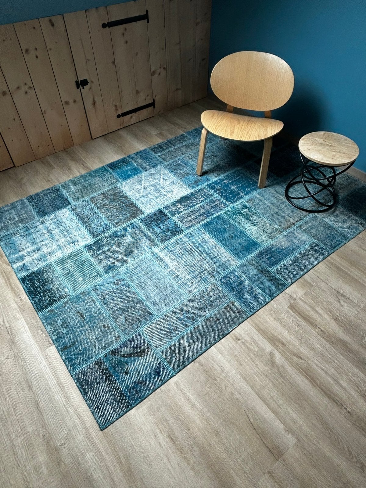 Vloerkleed Silkeborg Ikea 170 x 240, Ophalen, Blauw, 150 tot 200 cm, 200 cm of meer