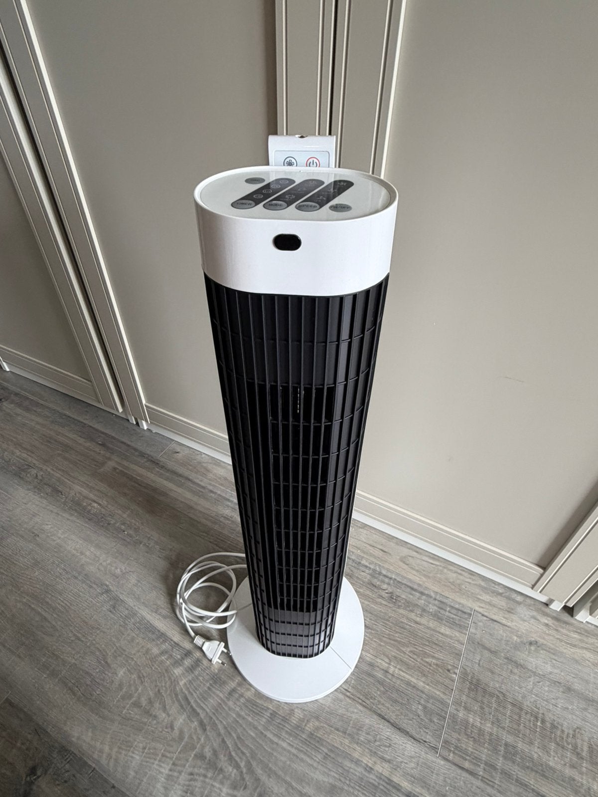 Ventilator Canberra timerfunctie wit/zwart NIEUWSTAAT, Ophalen of Verzenden, Zo goed als nieuw