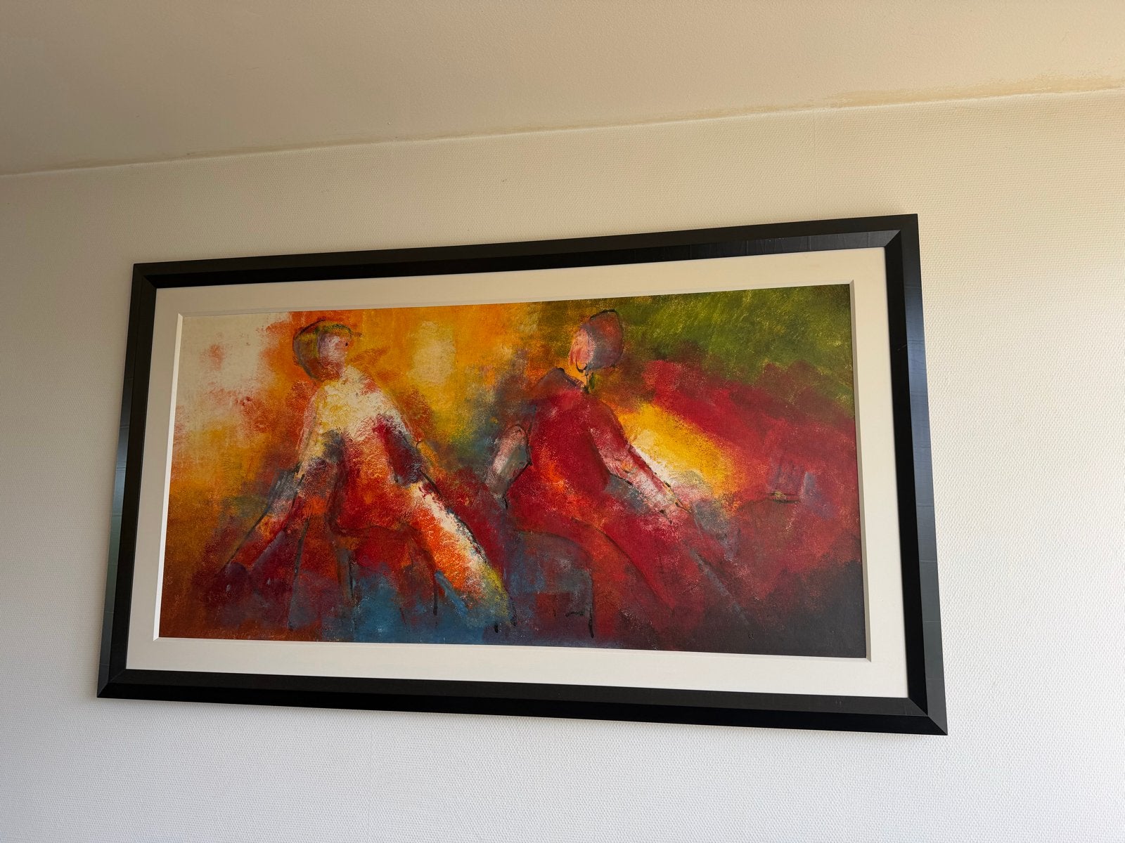 Abstract Schilderij, Antiek en Kunst, Ophalen