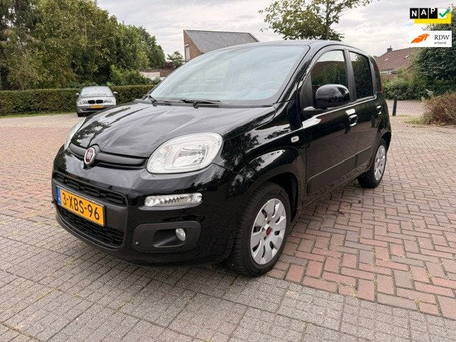 Fiat Panda 0.9 TwinAir Lounge, Auto's, Fiat, Voorwielaandrijving, Gebruikt, Panda, Zwart