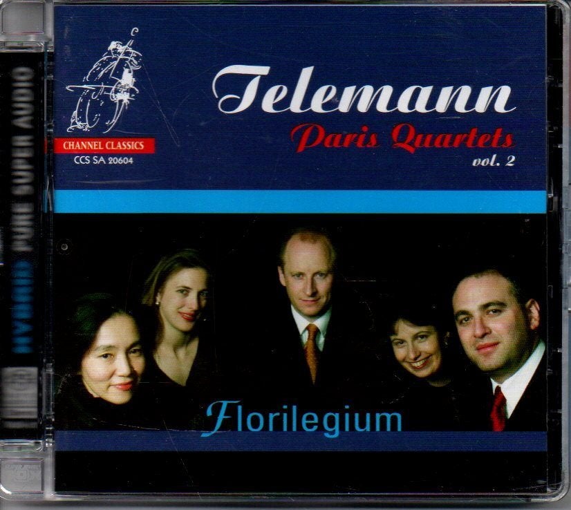 Telemann - Paris Quartets vol. 2 - Florilegium (SACD), Kamermuziek, Overige componisten, Inclusief doosje, Ophalen of Verzenden