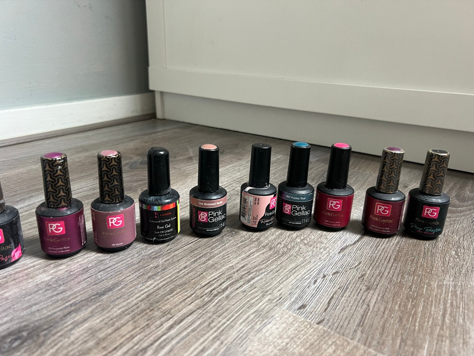 Pink Gellac, UV lamp en Acryl nagelbenodigdheden, Ophalen of Verzenden, Gebruikt, Overige typen