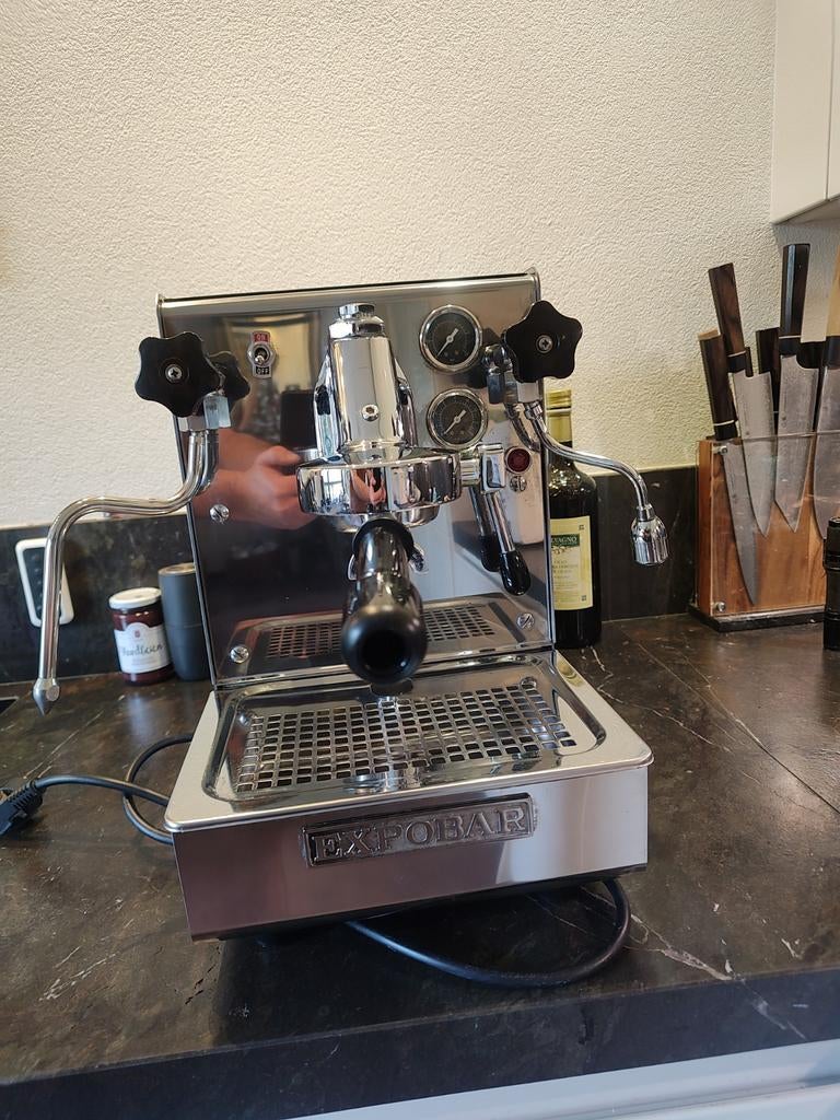 Expobar leva 1  G espresso machine e61, 10 kopjes of meer, Ophalen, Espresso apparaat