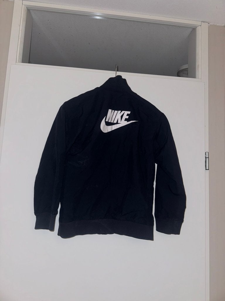 Nike M jas sportjas zomerjas 140 146 150 blauw blauwe, Gebruikt, Verzenden, Sport- of Zwemkleding, Nike