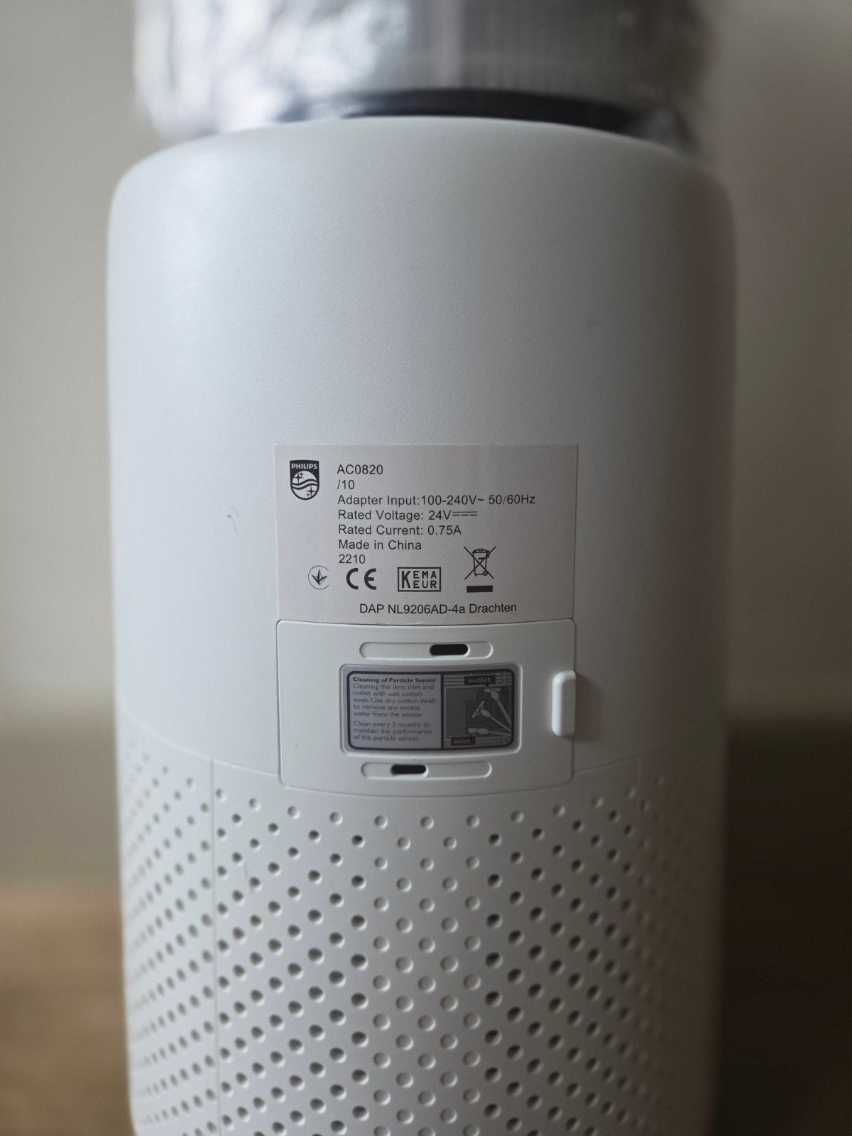 Philips AC0820/10 luchtreiniger + extra filter, Witgoed en Apparatuur, Luchtbehandelingsapparatuur, Ophalen, Zo goed als nieuw