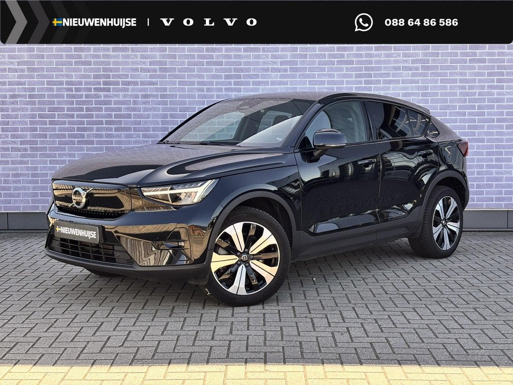 Volvo C40 Recharge Plus 69 kWh | Panoramadak | Achteruitrijc, Auto's, Volvo, 12 maanden, Stof, Gebruikt, Zwart