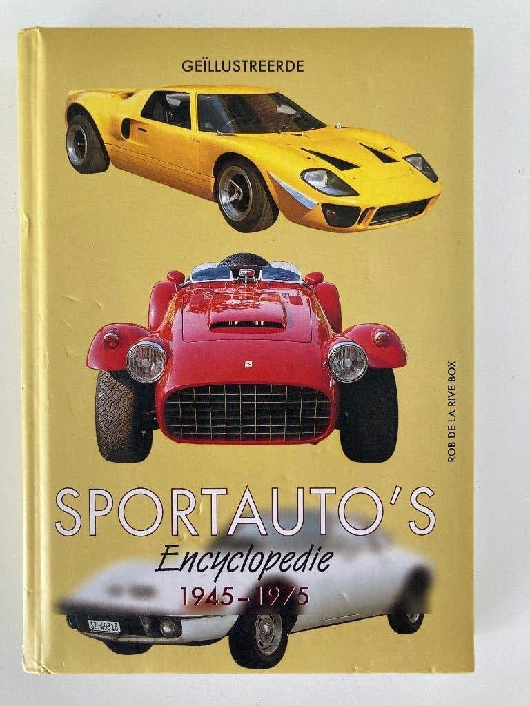 Geïllustreerde Sportauto's Encyclopedie 1945-1975, Ophalen of Verzenden, Zo goed als nieuw, Algemeen, Rob de la Rive Box