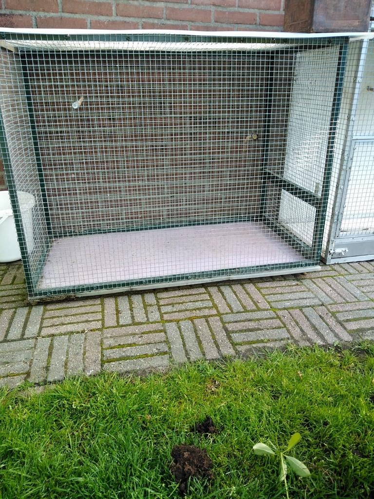 Aluminium vogelhok., Dieren en Toebehoren, Vogels | Hokken en Kooien, Ophalen, Nieuw, Aluminium, Broedkooi of Kweekkooi
