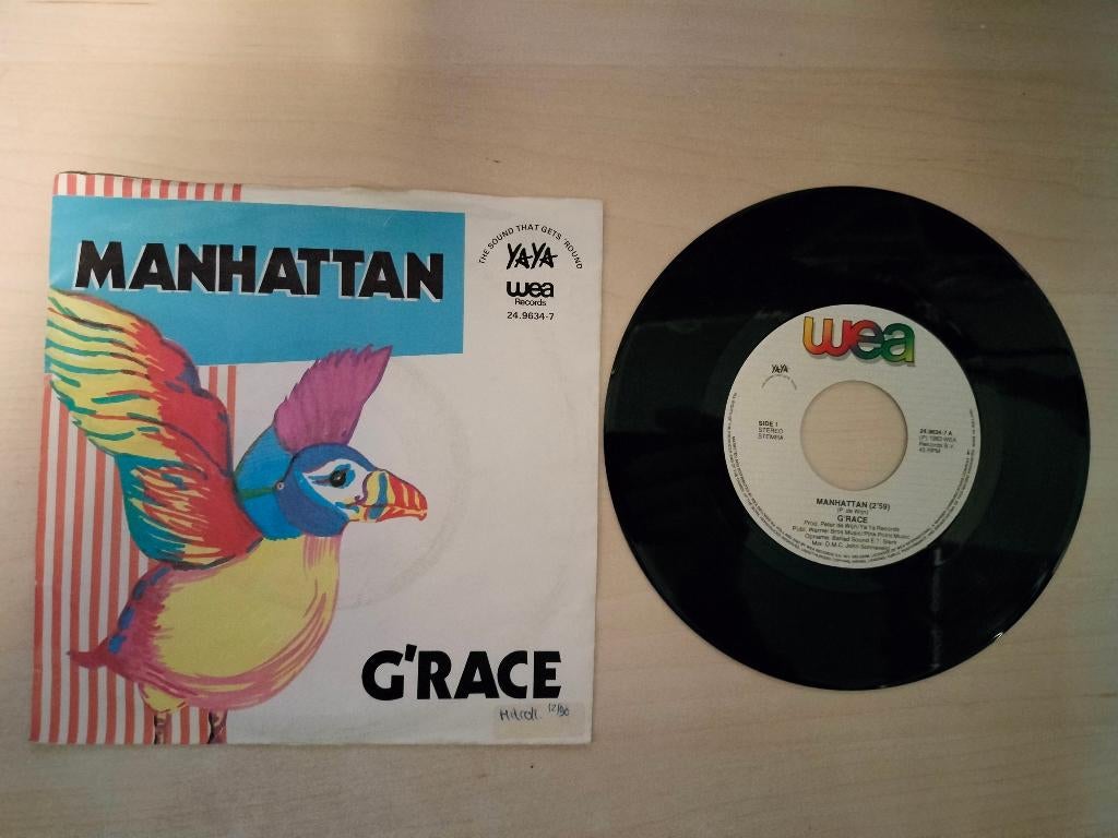G'race - Manhattan / Manhattan Part 2, Gebruikt, 7 inch, Single, Ophalen of Verzenden