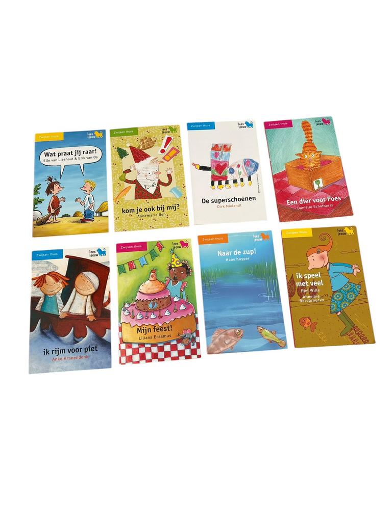 Zwijsen / Leesleeuw AVI boekjes bundel (8 stuks), Boeken, Ophalen of Verzenden, Zo goed als nieuw, Fictie algemeen