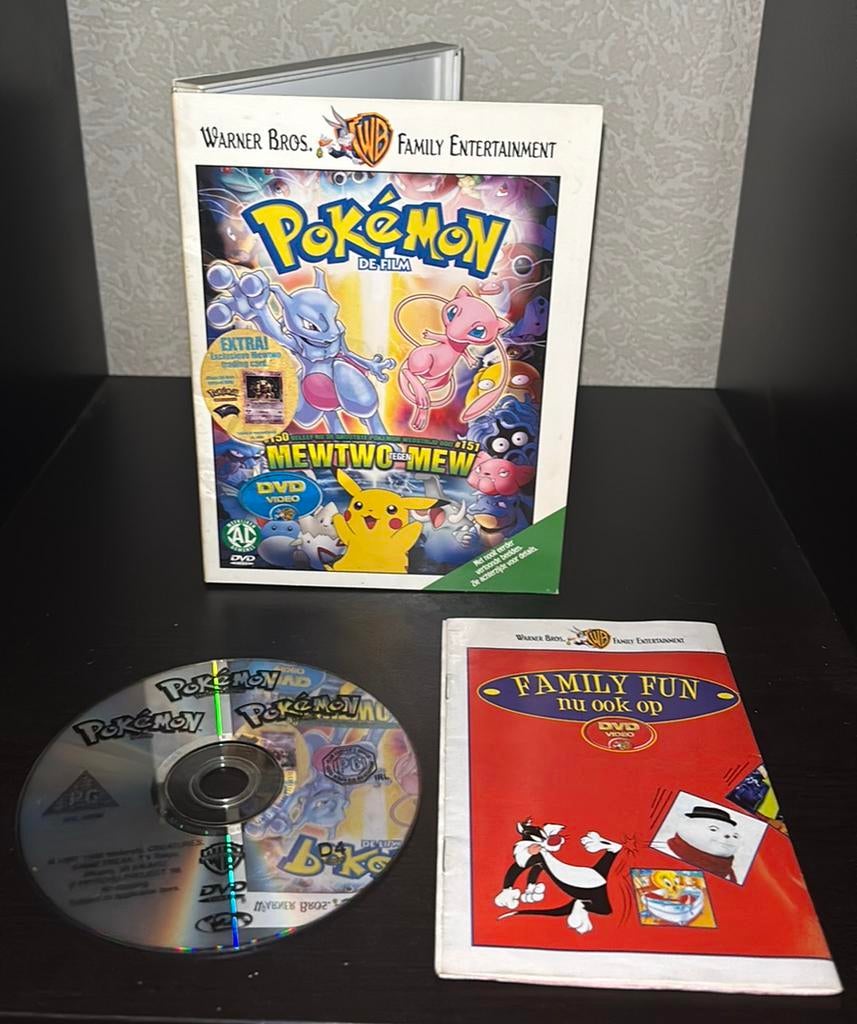 Dvd • Pokémon de film mewto tegen mew, Cd's en Dvd's, Alle leeftijden, Ophalen of Verzenden, Zo goed als nieuw