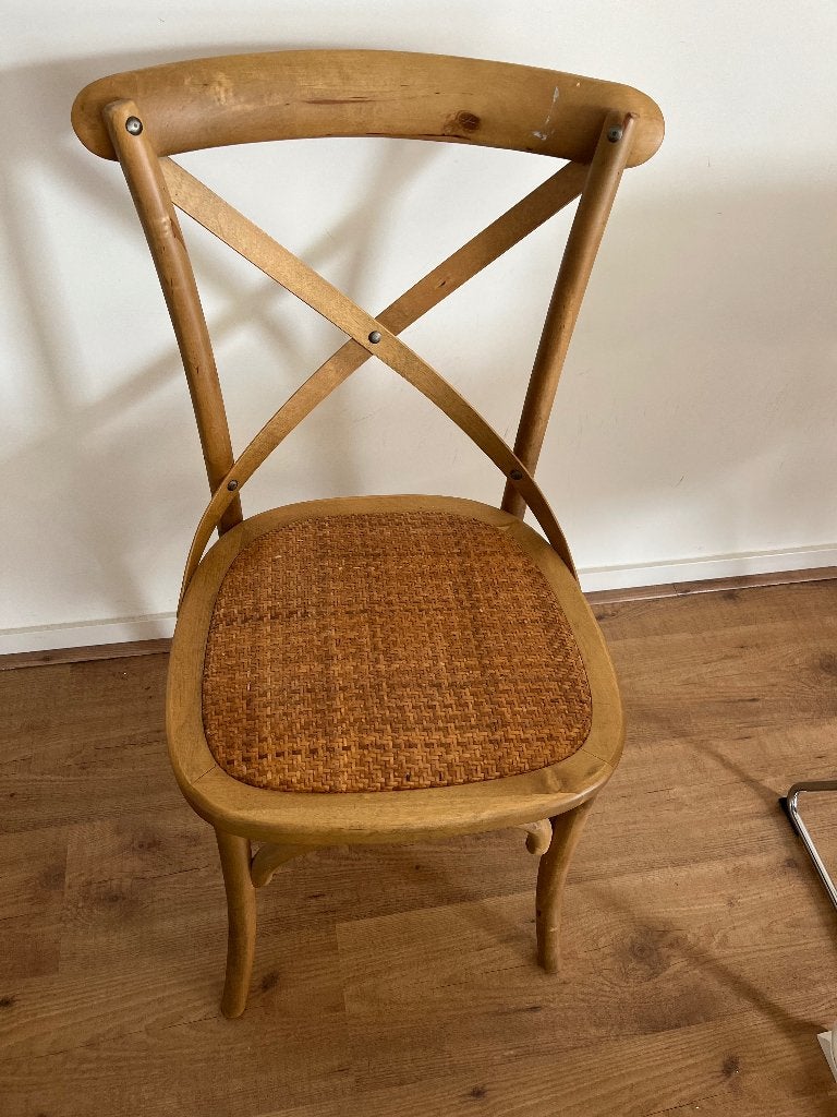 Eetkamerstoel, Huis en Inrichting, Stoelen, Ophalen, Gebruikt, Bruin, Eén