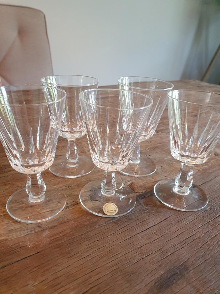 Royal Leerdam kristallen glazen set, Ophalen of Verzenden, Zo goed als nieuw, Overige typen