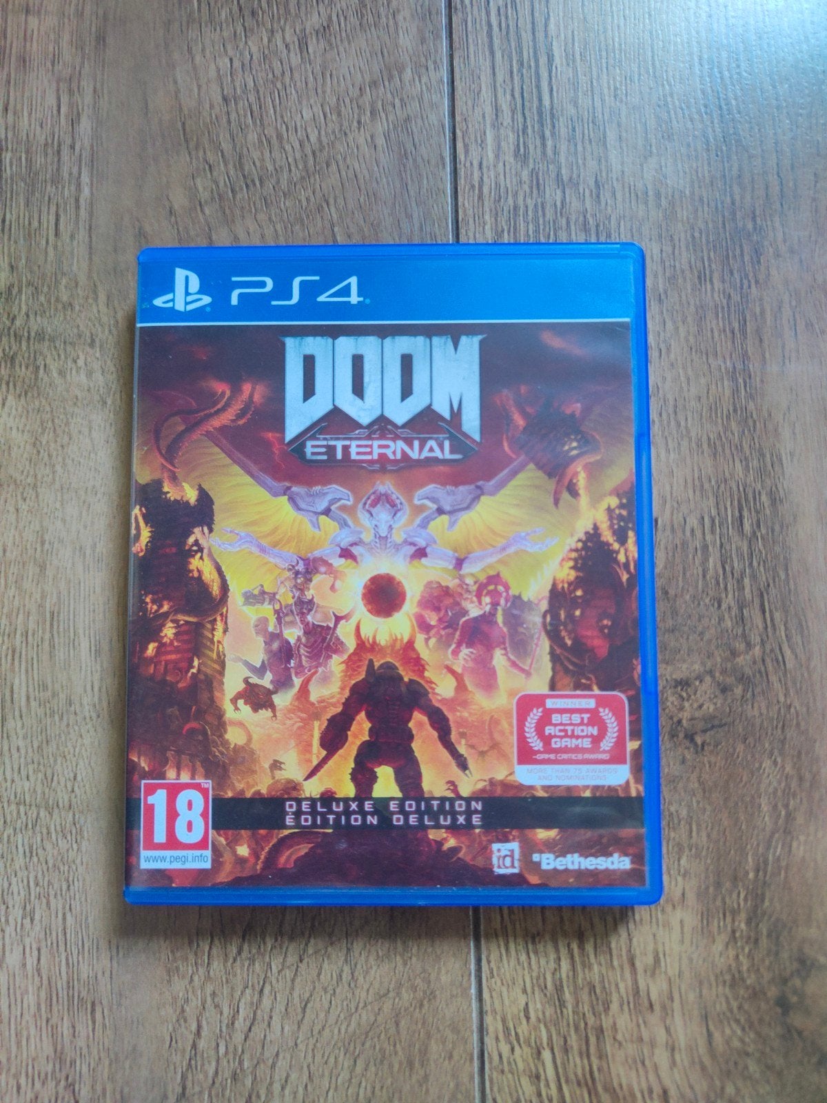 PS4 spel - Doom Eternal Deluxe Edition, Spelcomputers en Games, Vanaf 18 jaar, Shooter, 1 speler, Ophalen of Verzenden