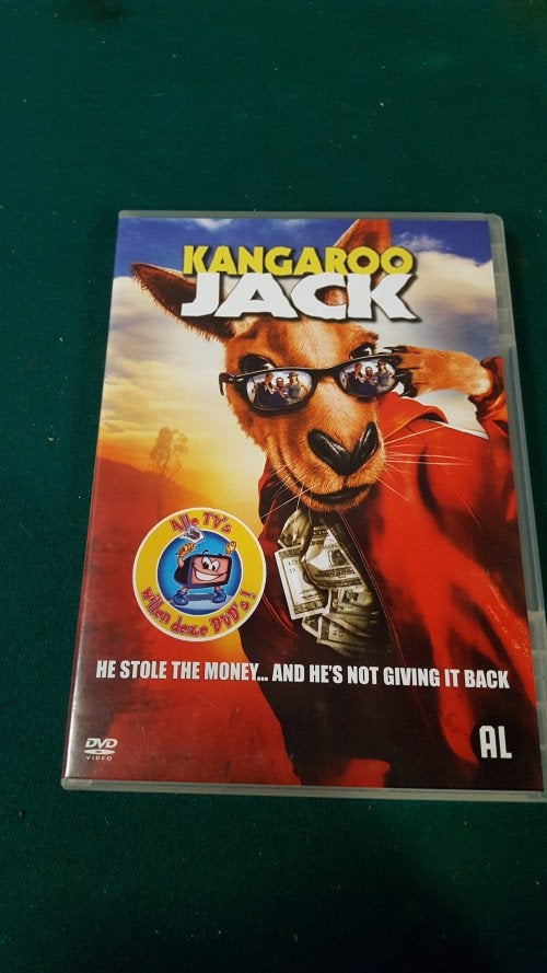 dvd kangeroe jack, Ophalen of Verzenden