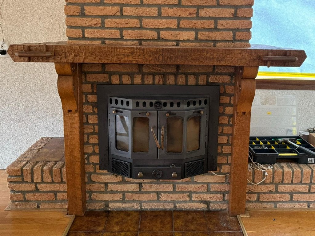 Schouw omranding, Huis en Inrichting, Ophalen, Gebruikt, Inbouwhaard, Overige soorten
