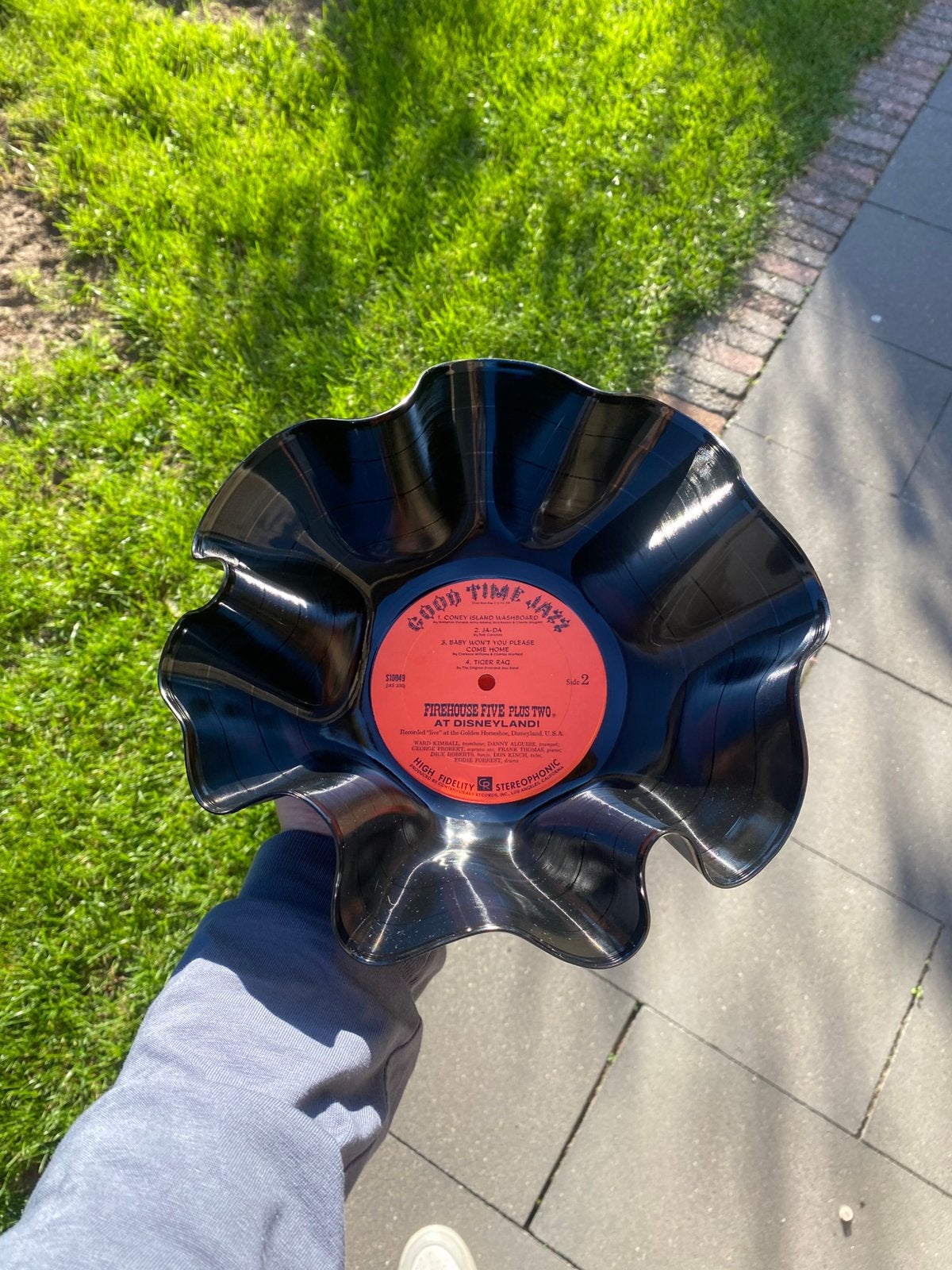 Vintage schalen van vinyl, Ophalen of Verzenden