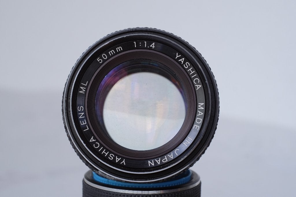 Yashica ML 50mm f1.4 Contax/Yashica CY Vintage analoog lens, Audio, Tv en Foto, Fotografie | Lenzen en Objectieven, Overige merken