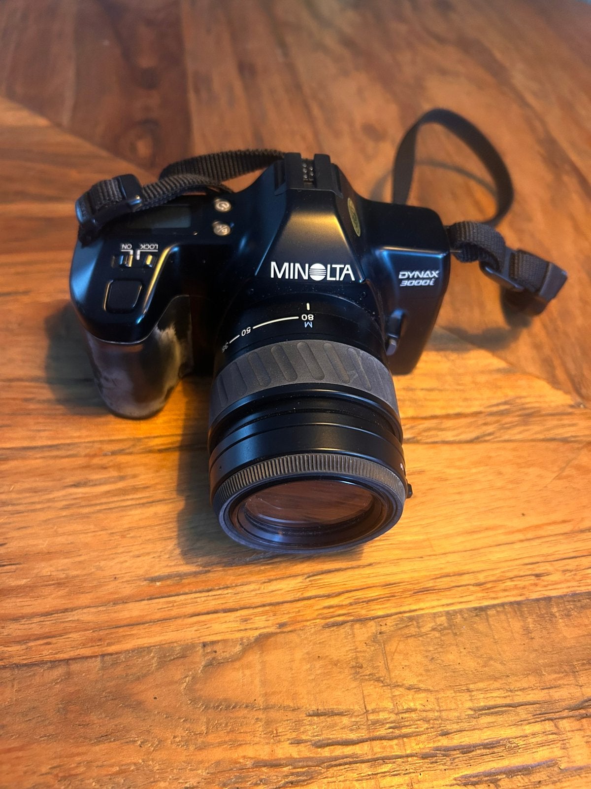 Minolta Dynax 3000i spiegelteflex camera, Ophalen of Verzenden, Zo goed als nieuw, Minolta, Geen optische zoom