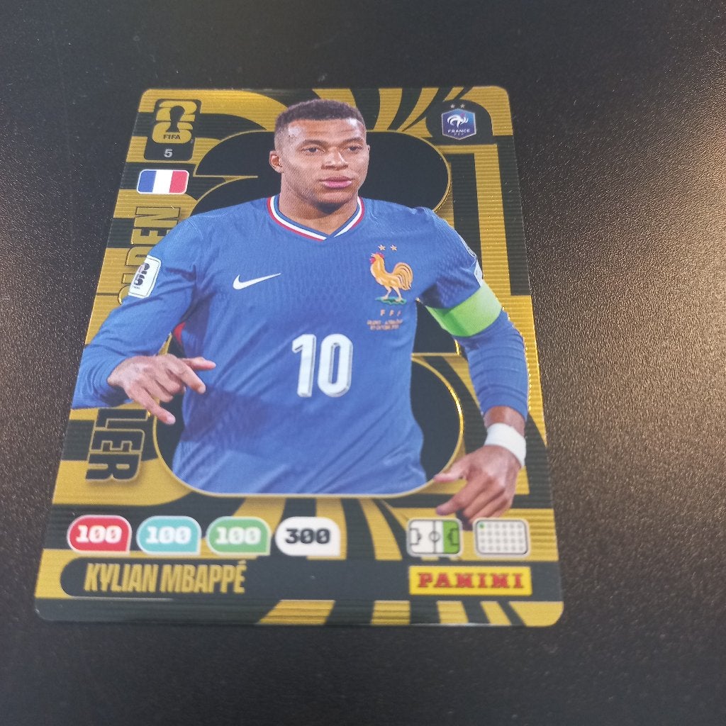 Kylian Mbappe #005 Golden Baller FIFA World Cup 2026, Ophalen of Verzenden, Zo goed als nieuw, Buitenlandse clubs, Spelerskaart