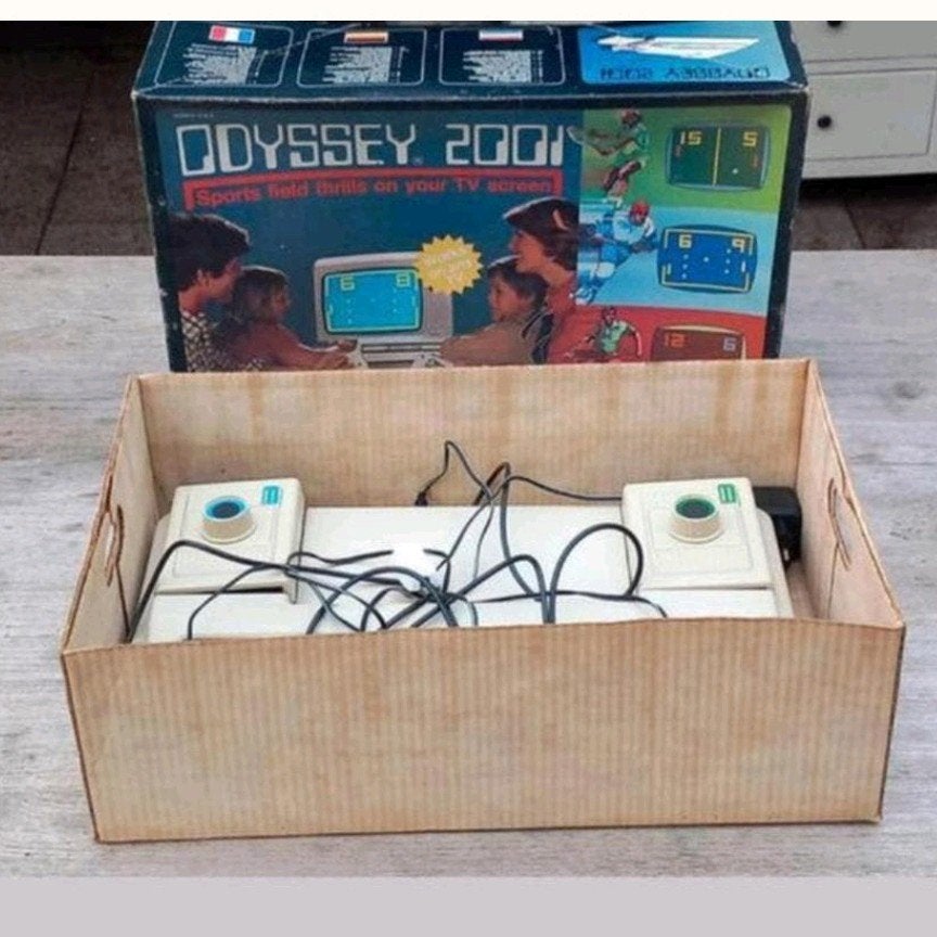 Philips Odyssey 2001 Pong Console - Vintage Jaren 70, Ophalen of Verzenden, Gebruikt