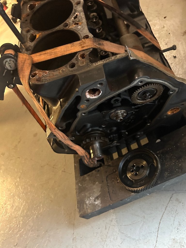 Mercruiser 4.3 L V6 vortec  onderblok ( kapot ), Ophalen, Gebruikt, Motor en Techniek, Motorboot