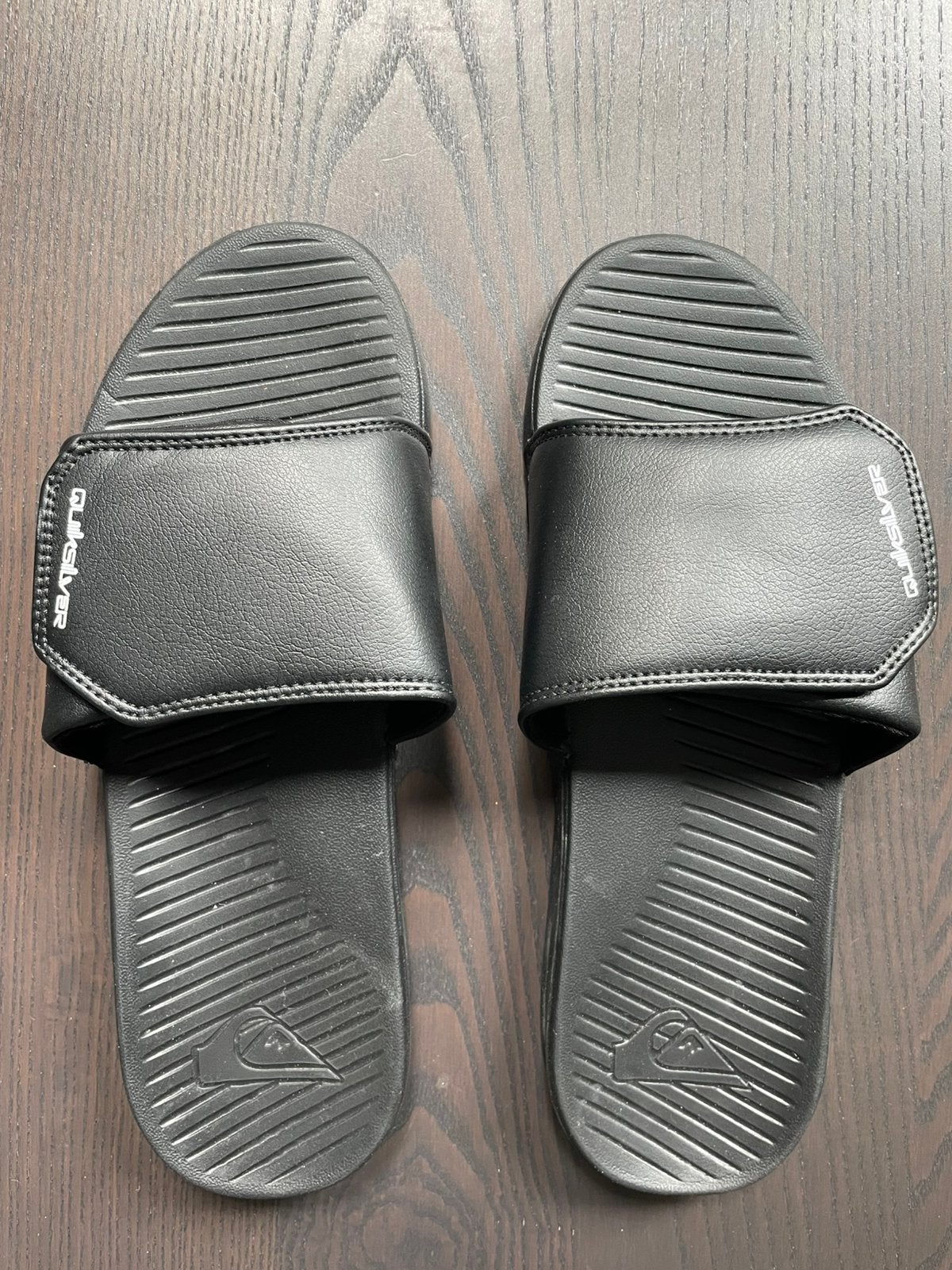 Quiksilver badslippers, maat 42, Kleding | Heren, Schoenen, Slippers, Zwart, Ophalen of Verzenden, Zo goed als nieuw