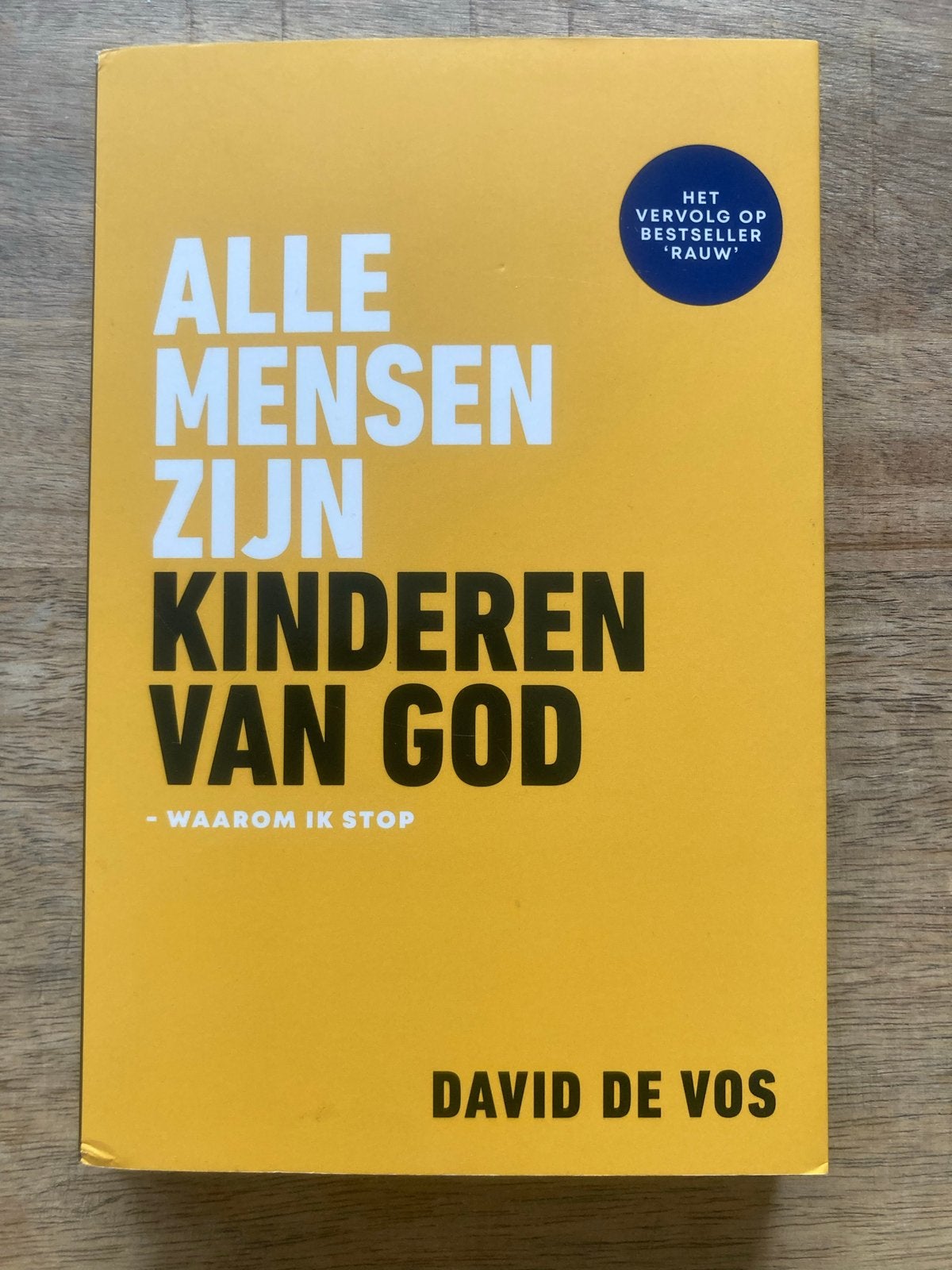 Alle Mensen Zijn Kinderen Van God - David De Vos, Ophalen of Verzenden, Zo goed als nieuw, Christendom | Protestants