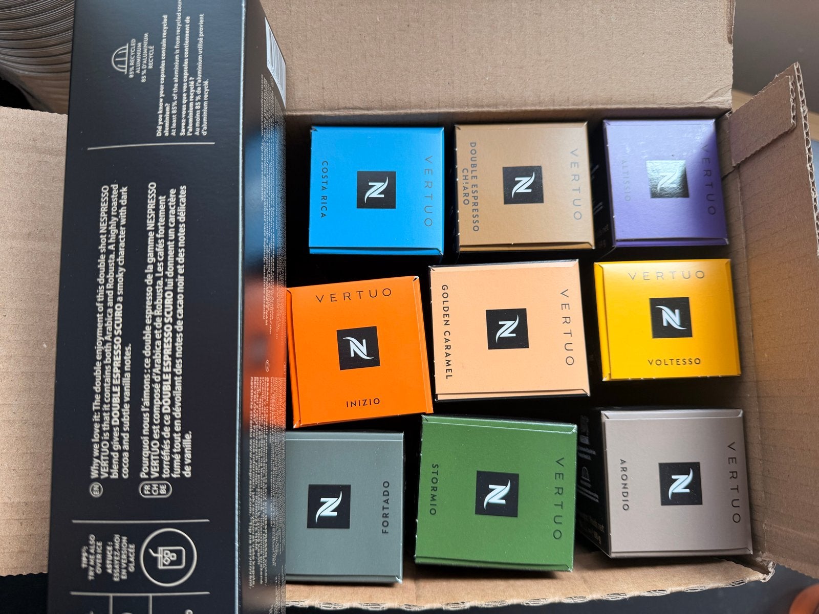Nespresso Vertuo proefpakket - 100 cups (10x10)
