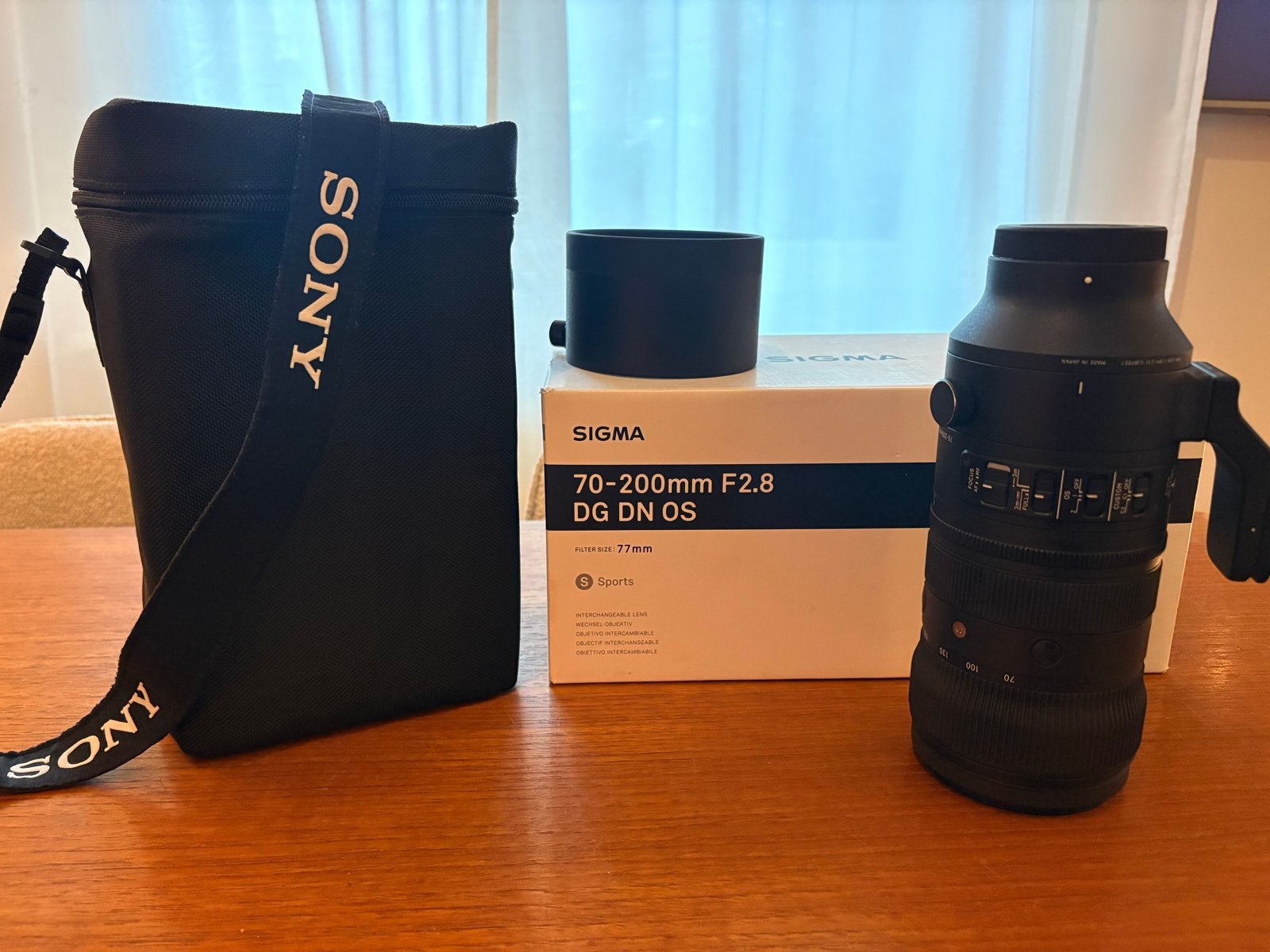 Sigma 70-200mm F2.8 DG DN OS Sports Sony E-mount, Sony E-mount, Sigma, Autofocus, Zo goed als nieuw