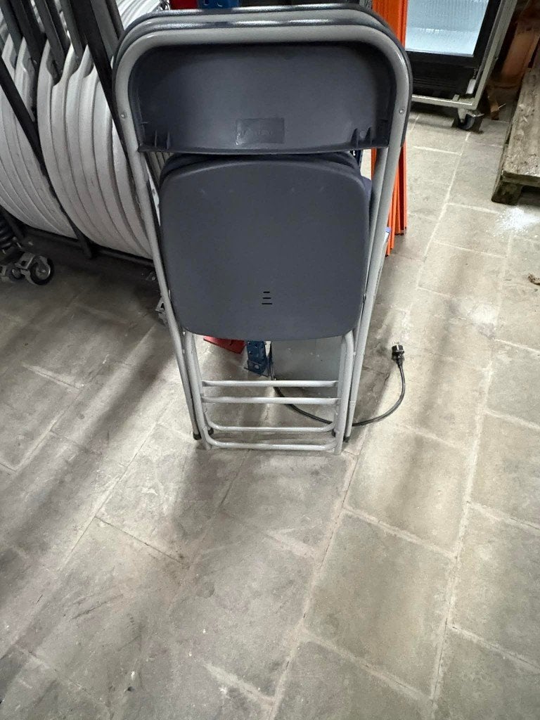 250 klapstoelen europa flexfurn met transportkarren, Ophalen, Opvouwbaar, Minder dan 4 meter, Minder dan 5 meter